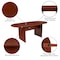Flash Furniture Oval 35" W, 72" L, 29.5" H, Laminate Top, Red BLN-6GCCHRX000-BK-GG - alternate 8